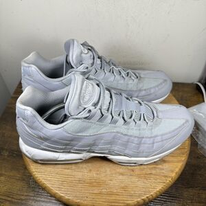 Nike Air Max 95 Shoes Mens Size 14 Wolf Grey White 749766-037 Sneakers Running